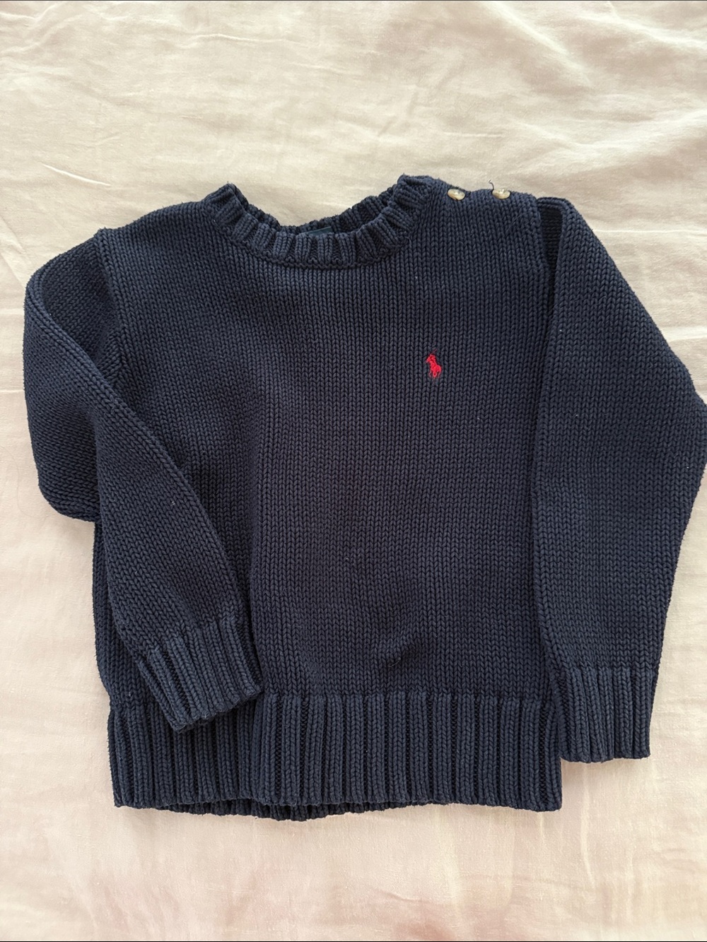 Polo by Ralph Lauren Navy Crewneck Sweater 5